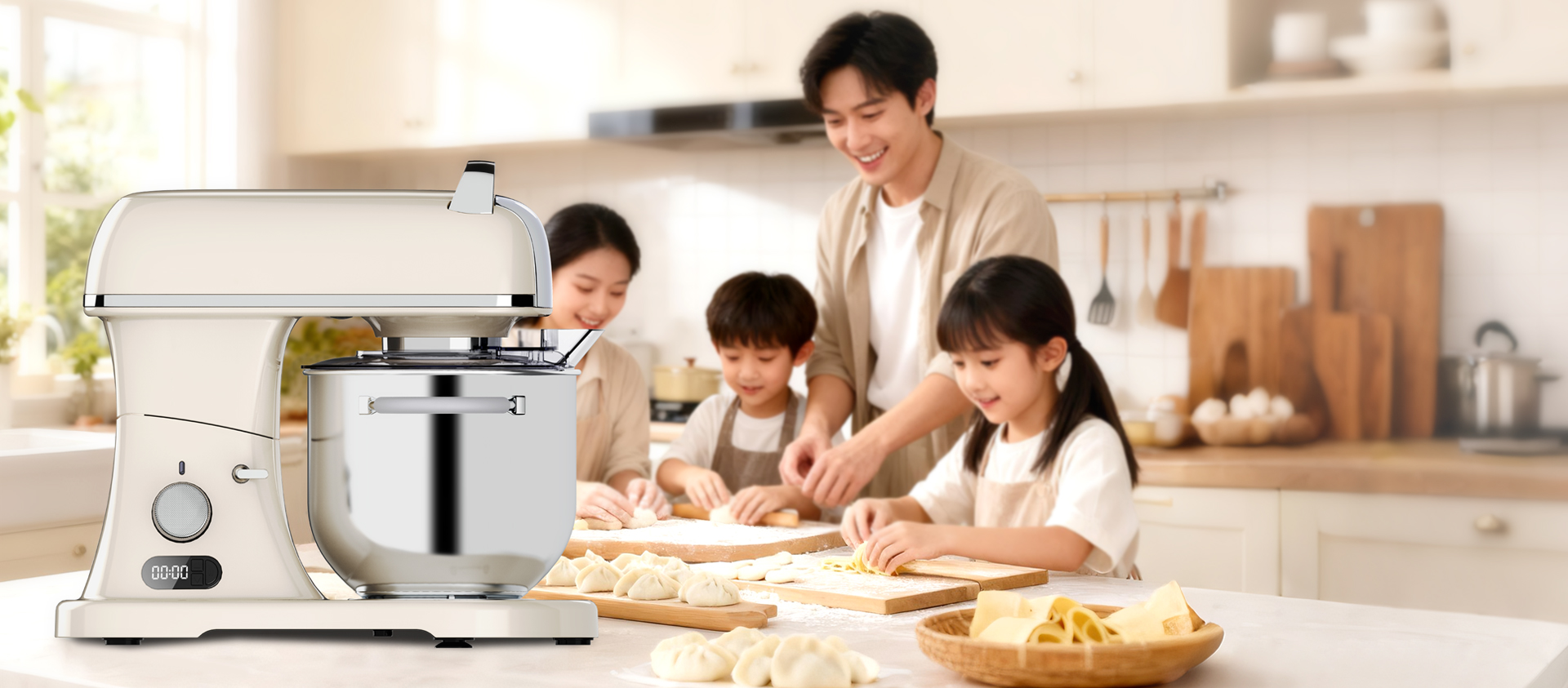 一台厨师机如何改变一个家庭的用餐时光
